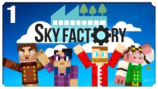 WERE BACK  Minecraft Sky Factory 1 Sky Factory 4 modpack [upl. by Adoh800]