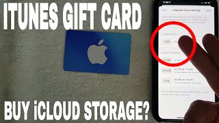 ✅ Can You Use iTunes Gift Card To Buy iCloud Storage Space 🔴 [upl. by Elocin]