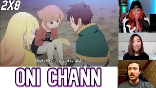 Oni Chann  Konosuba  Reaction Mashup [upl. by Kerad]