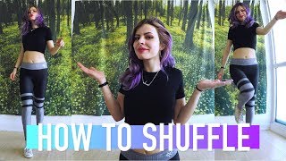 HOW TO SHUFFLE  GETTING UP TO SPEED [upl. by Edny]