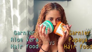 Garnier Hair Food Review  Which one is better [upl. by Terle]