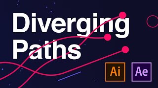 Diverging Paths  Adobe After Effects tutorial [upl. by Nagyam54]