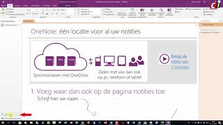 OneNote  indeling [upl. by Araihc491]