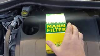 Fuel filter replacement Mercedes B180 CDI 2013 [upl. by Ebag]