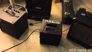 Henriksen Polytone AER Jazz Amp Comparison [upl. by Hirsh909]