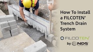 Filcoten Trench Drain Installation [upl. by Hanford829]