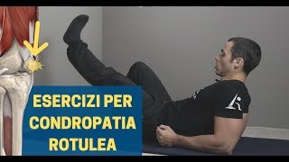 CONDROPATIA ROTULEA ESERCIZI per migliorare i problemi di CARTILAGINE del GINOCCHIO [upl. by Renzo]