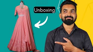 Designer Lehenga Haul  The Perfect Indian Wedding Dress  Unboxing amp Review [upl. by Nelon469]