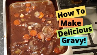 How To Make a Roast Beef Gravy [upl. by Aerb]