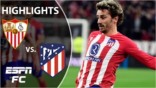 Sevilla vs Atletico Madrid  LALIGA Highlights  ESPN FC [upl. by Drolyag]