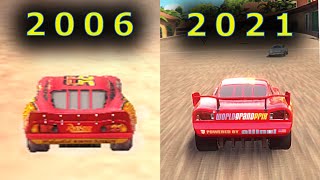 Lightning McQueen CARS Evolution in Games [upl. by Bough]