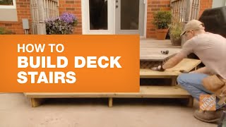 How To Build Stairs To A Deck The Easy Way [upl. by Erbua]