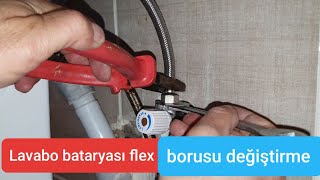 Tezgah üstü Bataryanın eskiyen Flex Borusu Nasıl Değiştirilir [upl. by Rojam]