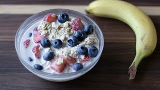 How to Make Overnight Oats  Easy Homemade Overnight Oats Recipe [upl. by Colet]