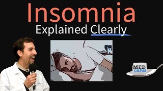 Insomnia Explained Clearly  Causes Pathophysiology amp Treatment [upl. by Anaxor]