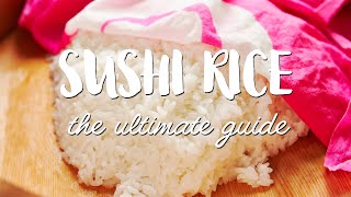 BEST Sushi Rice Recipe 寿司飯 StepByStep Guide [upl. by Meehyrb]