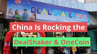 Dealshaker shoppe in China 🇨🇳 accept OneCoin Cryptocurrency [upl. by Adnuahsar]