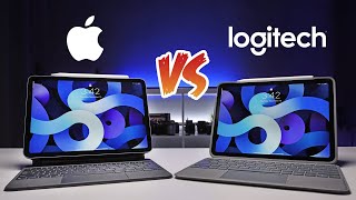 WHY PAY MORE Apple Magic Keyboard vs Logitech Folio Touch [upl. by Atival]