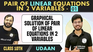 Pair of Linear Equations in 2 Variables 01  Graphs  Number of Solutions  Class 10  NCERT [upl. by Buzz]