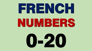 French Numbers 020 [upl. by Ethelinda]