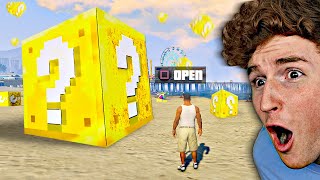 Opening 1000 LUCKY BLOCKS In GTA 5 Mods [upl. by Ashia]