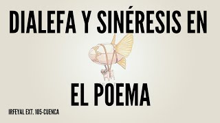 MÉTRICA DEL POEMA Dialefa y sinéresis [upl. by Karb]