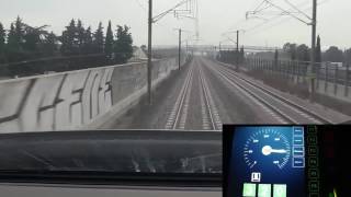 High speed train TGV cockpit view France [upl. by Hsejar]