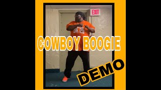 COWBOI BOOGIE LINE DANCE DEMO by BIG MUCCI [upl. by Yznyl]