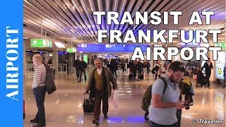 TRANSIT WALK AT FRANKFURT Airport FRA Terminal 1  Connection Flight Transfer Arriving amp Departing [upl. by Christoffer]