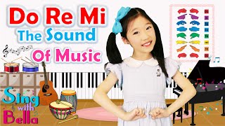 Do Re Mi from The Sound of Music with Solfege Hand Signs and Lyrics  Music Notes  Sing with Bella [upl. by Chud]