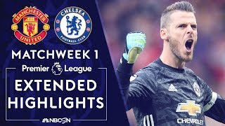 Manchester United v Chelsea  PREMIER LEAGUE HIGHLIGHTS  81119  NBC Sports [upl. by Sisxela]