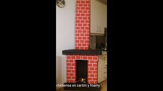 CHIMENEA ESQUINERA Fácil de hacer parte 1 [upl. by Yecart]