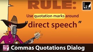 Commas Quotations Dialog Song – Learn Grammar – Learning Upgrade App [upl. by Meeharbi]