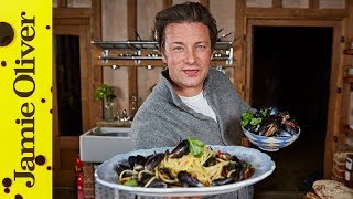 Angry Mussels 3 Ways  Jamie Oliver [upl. by Nylcoj]