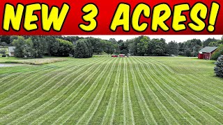 Buying Land amp Mowing Our New 3 Acre Property Dream Come True [upl. by Adnolaj]