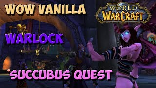 WoW Vanilla Guide  Ultimate Warlock guide  Getting your Succubus [upl. by Llertram]