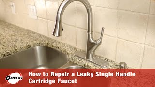 How to Repair a Leaky Single Handle Cartridge Faucet [upl. by Dillie]