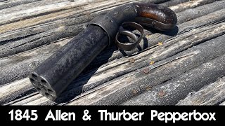 1850s Self Defense The Allen amp Thurber Pepperbox [upl. by Pacifica736]