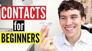 Contact Lenses for Beginners  How to Put in Contacts [upl. by Aloisius897]