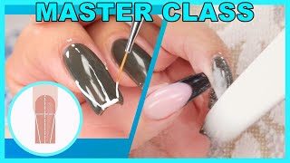 Mastering Coffin Nails Shape With Suzies Technique [upl. by Amr965]