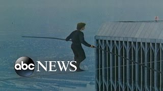 August 7 1974 Tightrope Walk Between the Twin Towers [upl. by Moneta803]