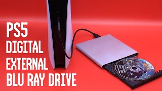 PS5 Digital Adding a Disc Drive Will External Bluray Drives Work [upl. by Zaslow]