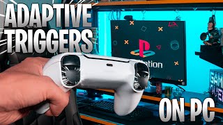 How To Get Adaptive Triggers On PC with PS5 Controller [upl. by Yarb170]