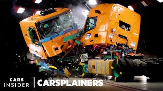 Crash testing an electric Scania truck [upl. by Elia]