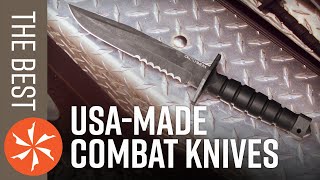 Best AmericanMade Combat Knives [upl. by Berlinda]