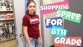 ULTiMATE BACK TO SCHOOL SHOPPiNG SPREE FOR 8TH GRADE TEEN SHOPPING VLOG [upl. by Nerahs91]