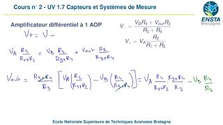 Amplificateur Différentiel à un Amplificateur Opérationnel [upl. by Judith]