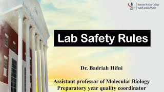 Lab Safety Rules [upl. by Schinica]