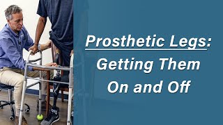 Donning and Doffing a Prosthetic Limb  Prosthetic Training Episode 4 [upl. by Usanis]