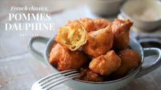 How to make pommes dauphine French potato puffs recipe [upl. by Nospmas]